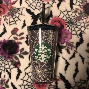 Starbucks Spiderweb Halloween Tumbler